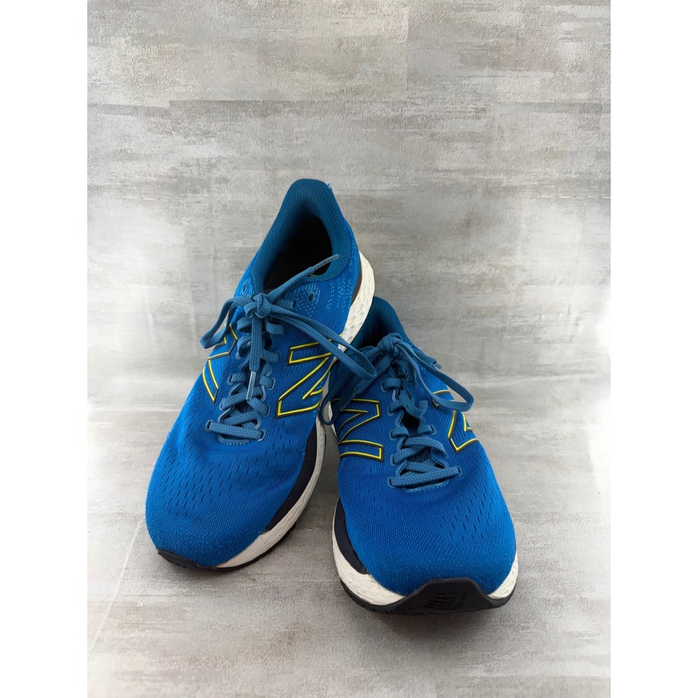New Balance Fresh Foam 880v11 Men Sz 10 2E Blue Yellow Running Shoes M880E11